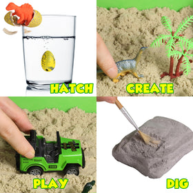 AGENTLAN sensory sand 1.7 lb invites tactile exploration and creative building.
