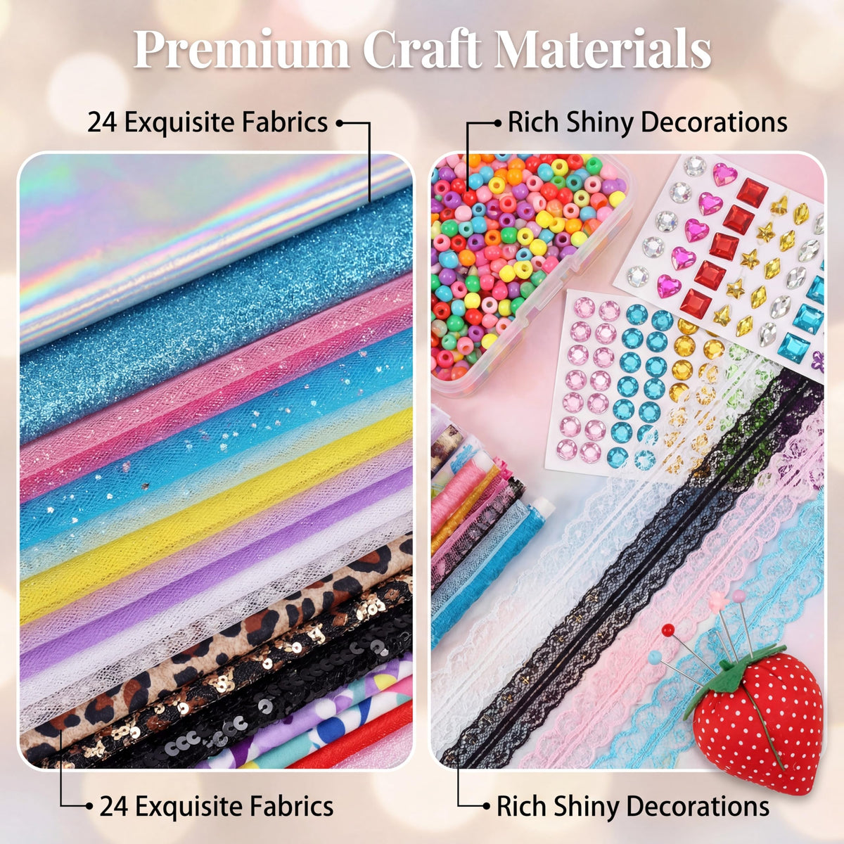 AGENTLAN thread and needles provide kid friendly sewing practice and safe use.