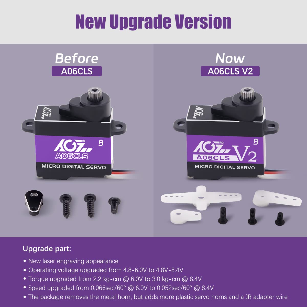 AGFRC A06CLS V2 aluminium housing adds rigidity and heat resistance