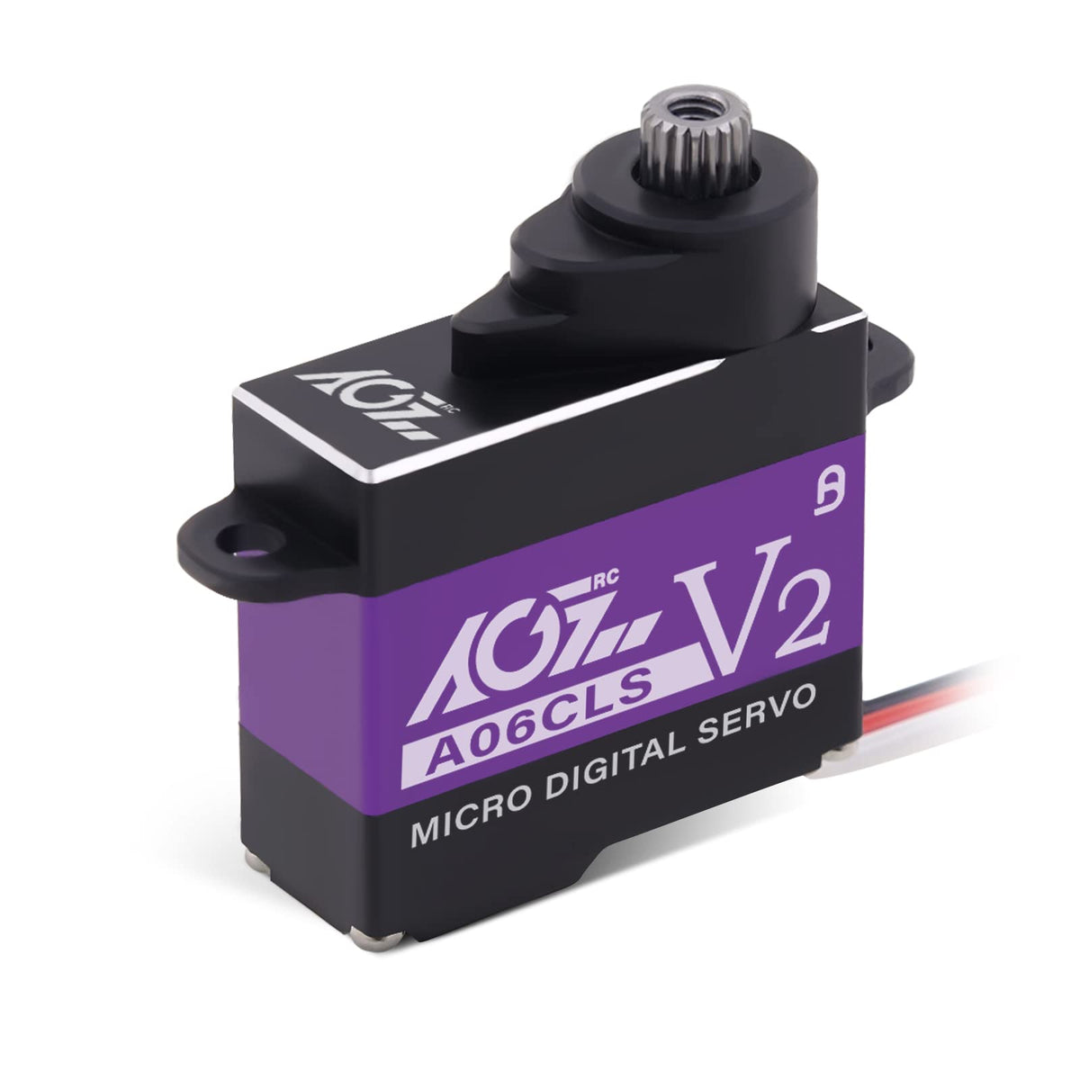 AGFRC A06CLS V2 purple housing servo for precise steering