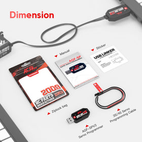 AGFRC SPV3 kit includes manual for quick on-board programming