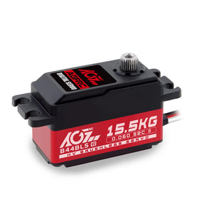 AGFRC B44BLS V2 low-profile steering servo mounted for precise RC steering