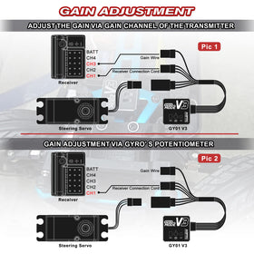 AGFRC drift gyro AVCS mode for smoother steering.