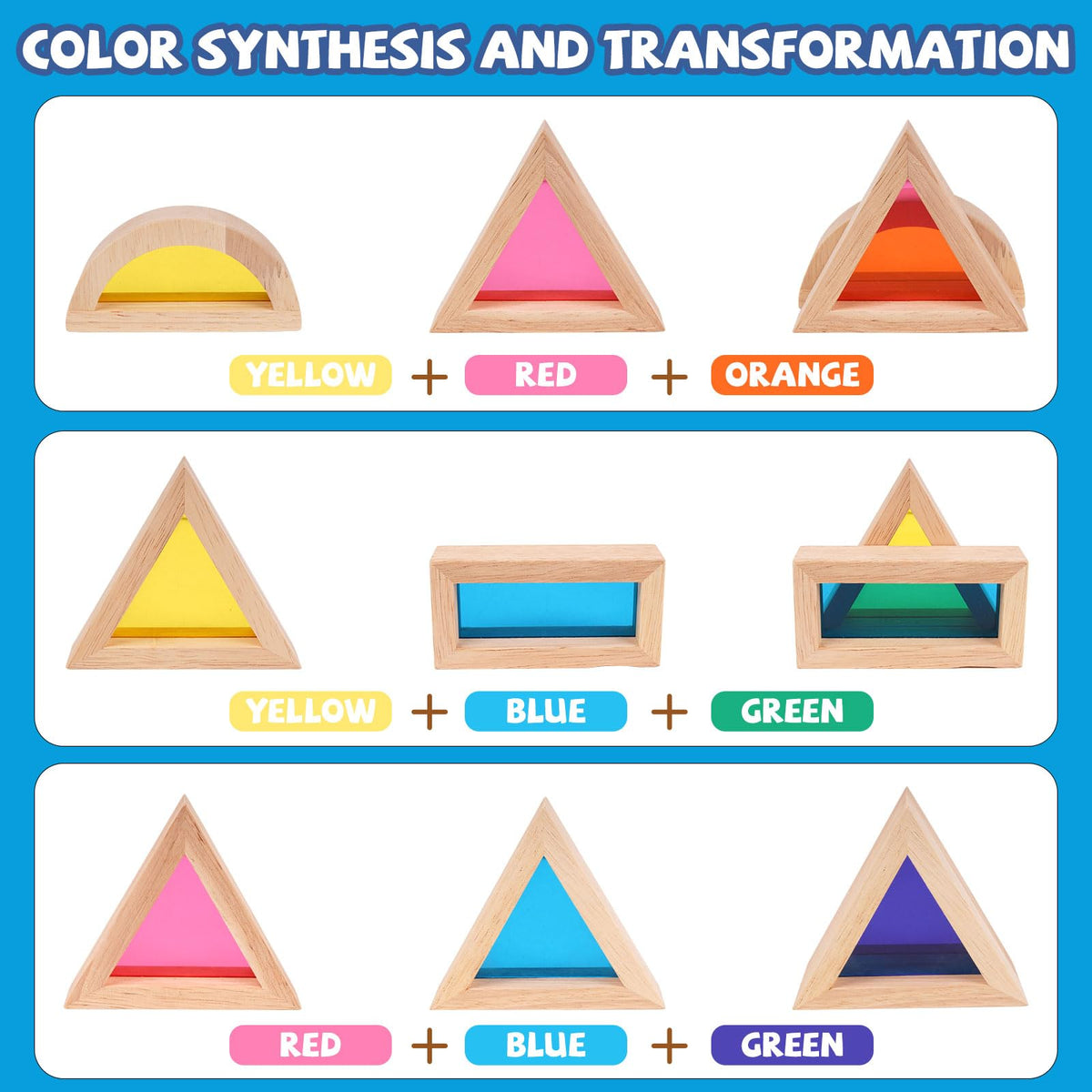 Agirlgle blocks promote fine motor skills during stacking play.