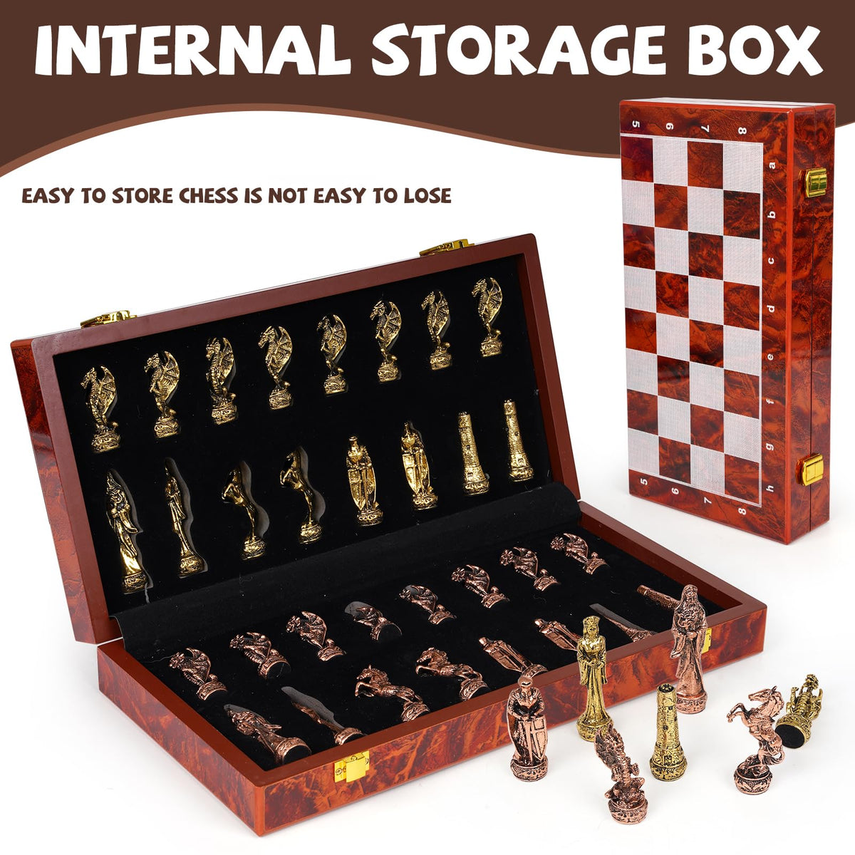 Agirlgle detailed figurines chess pieces for collectible charm and use