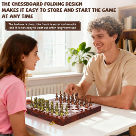 Agirlgle Egyptian-theme gift presents timeless charm for chess lovers