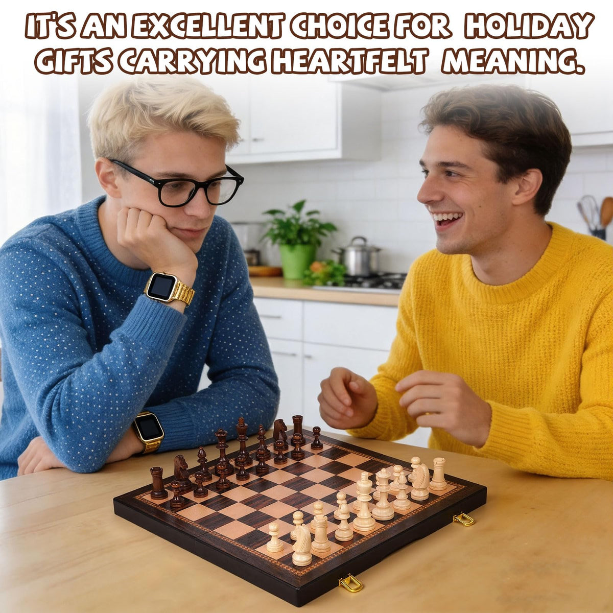 Agirlgle gift-ready chess set suitable for birthdays or holidays