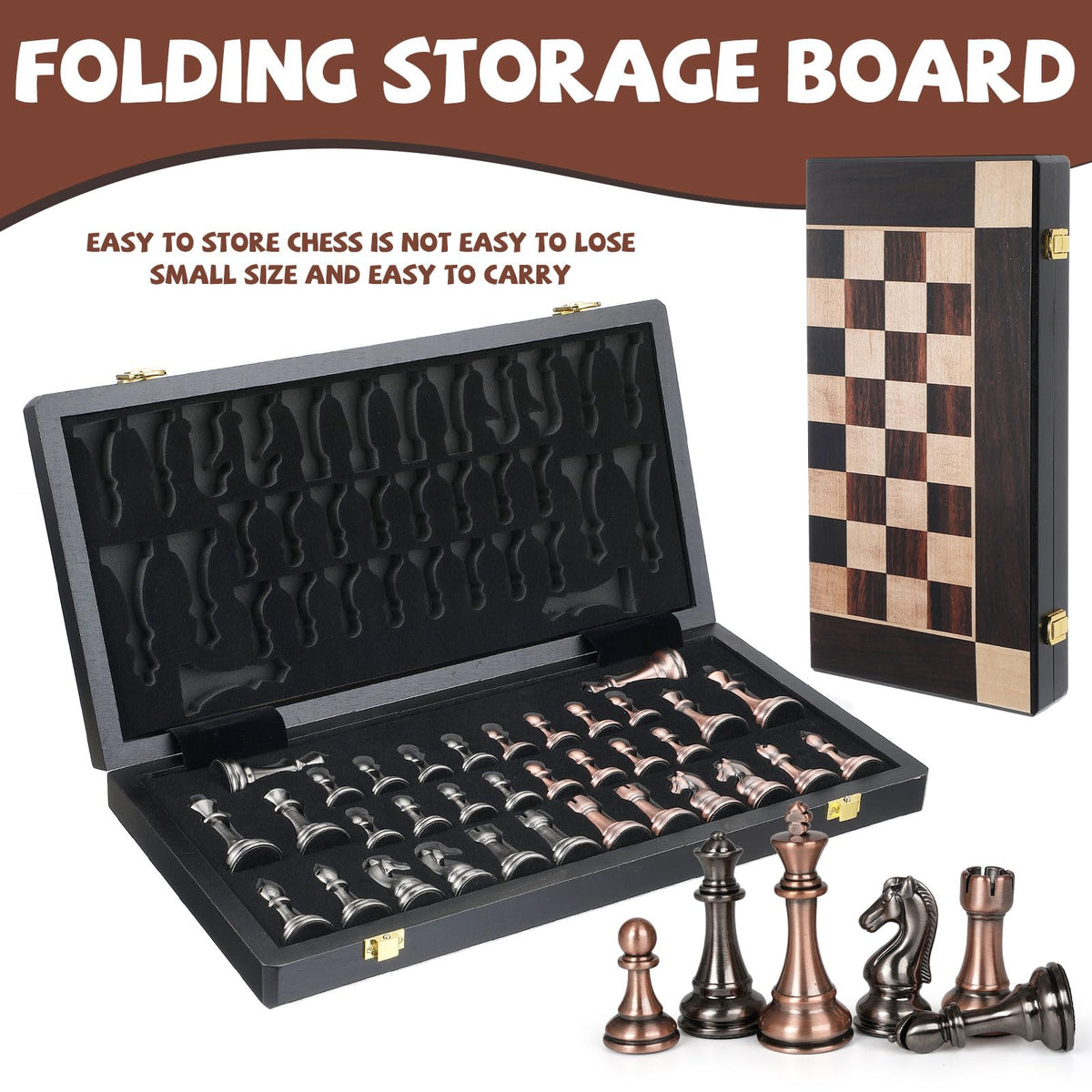 Agirlgle gift-ready chess set packaged for gifting occasions.