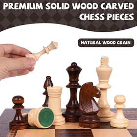 Agirlgle travel chess set folding case for easy transport
