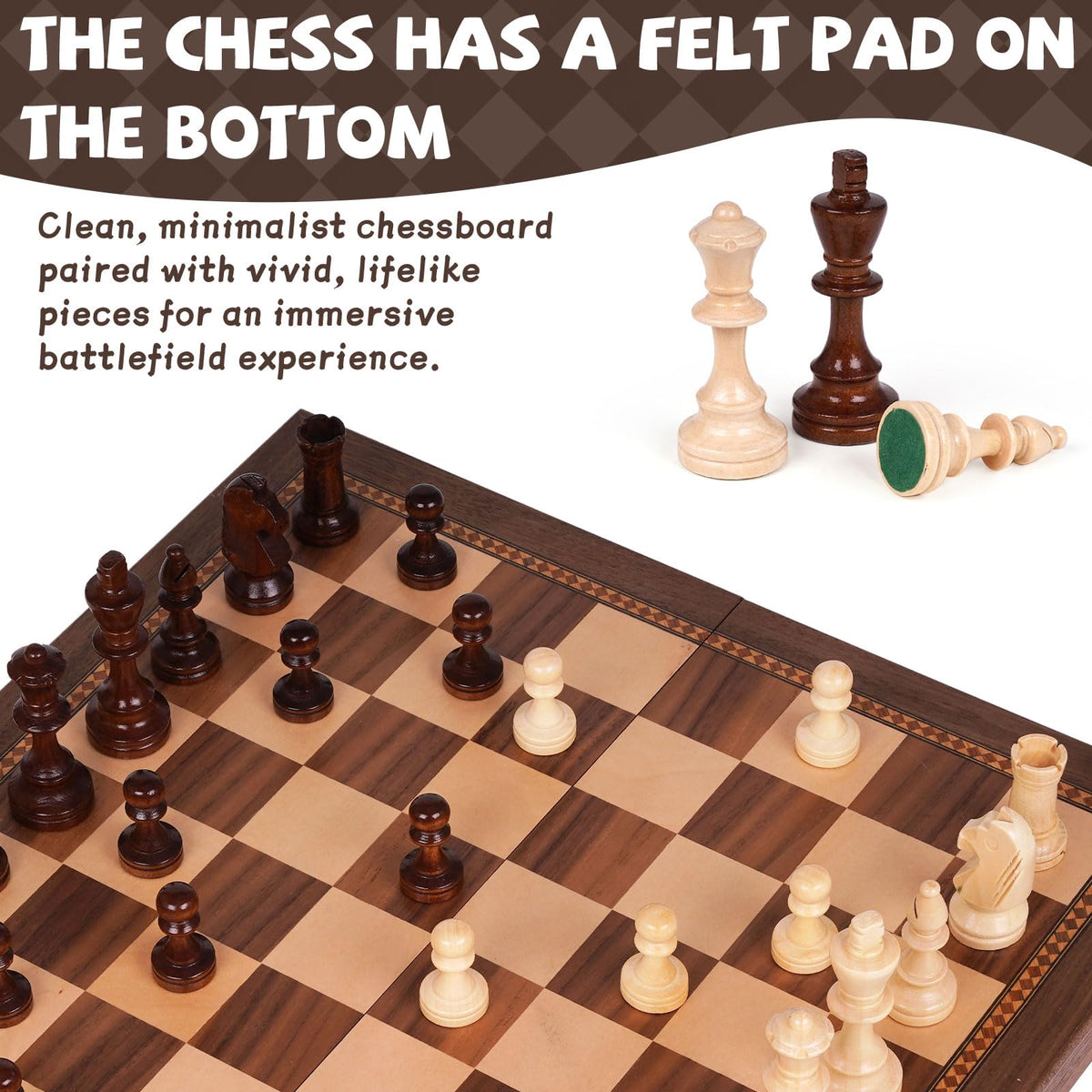 Agirlgle travel-friendly chess set ideal for home, school, or on the go.