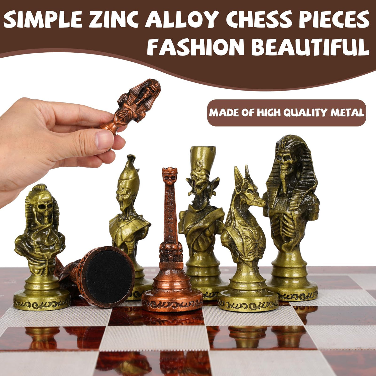 Agirlgle Weighted metal pieces offer stable, premium-feel moves
