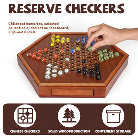 Agirlgle wooden board with smooth surface enhances comfortable, precise moves during family game nights.