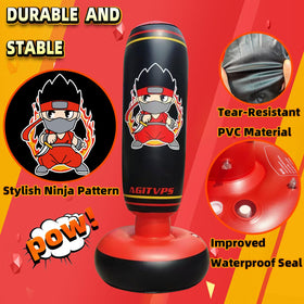 AGITVPS kids boxing gloves provide comfortable hand protection during energetic sessions.