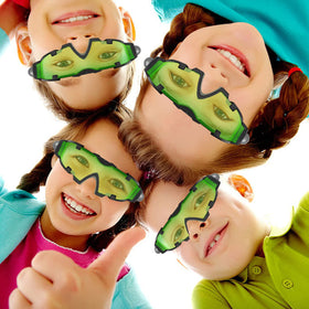 AGM Kids Night Vision Goggles in-dark scene showing 25-foot visibility