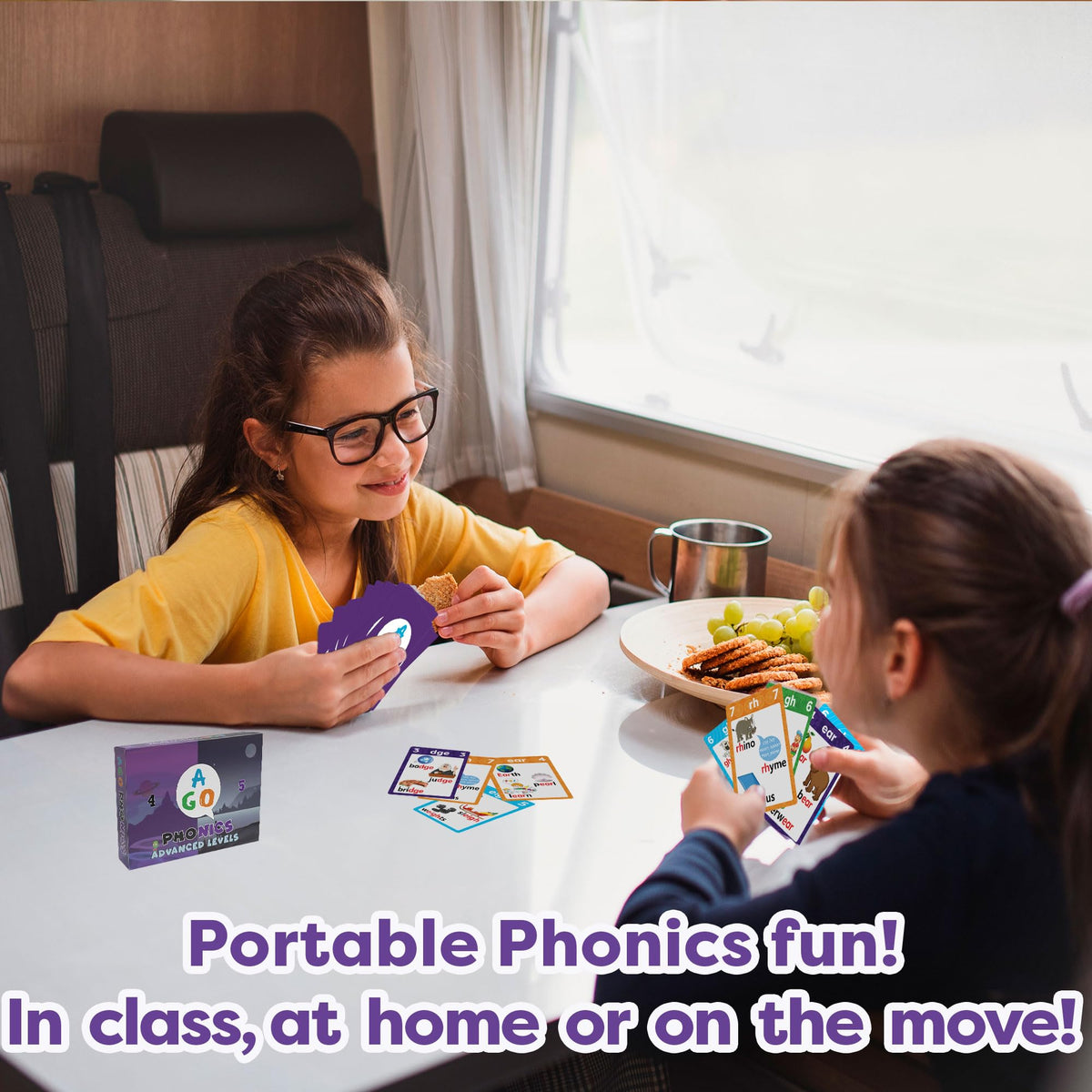 AGO Phonics graphics feature hundreds of picture words for rich vocabulary associations.