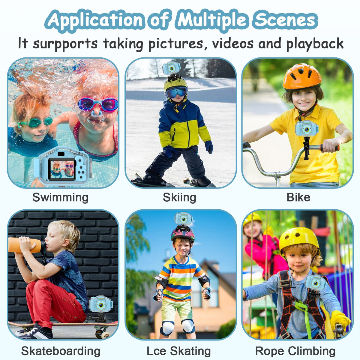 Agoigo Includes 32GB SD card stores thousands of photos