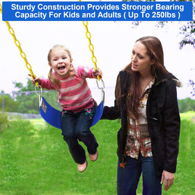 AGPTEK Swing Seat dimensions indicate compact 30.4 x 6 inch size.