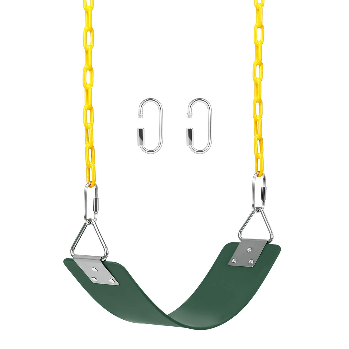 AGPTEK swing seat with EVA material offers soft, durable seating for kids.