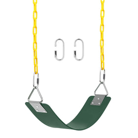AGPTEK swing seat with EVA material offers soft, durable seating for kids.