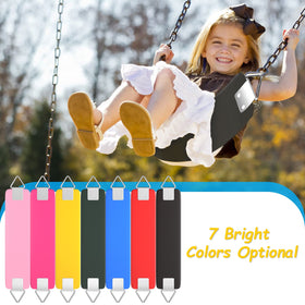 AGPtEK Swing Seat outdoor backyard scene ready for play.