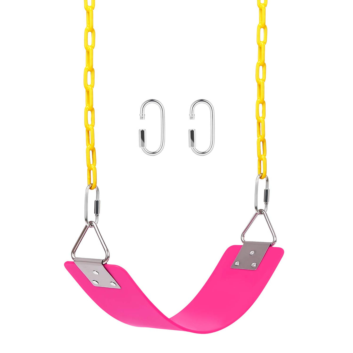 AGPTEK swing set seat with 66-inch chains offers durable outdoor comfort