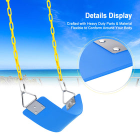 AGPTEK chain with thermoplastic coating protects fingers during setup.