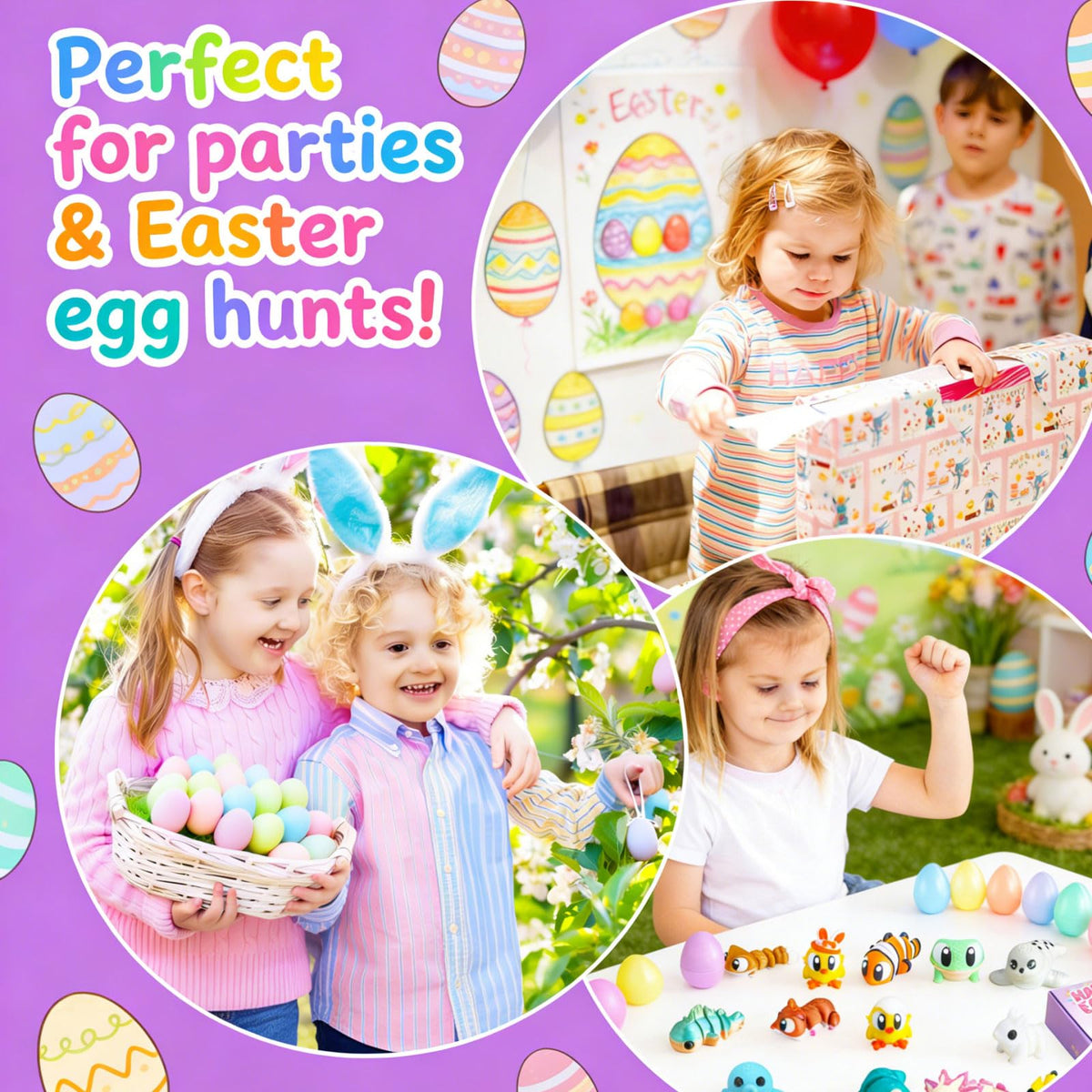 AGSWE Colorful eggs that brighten baskets and seasonal decorations