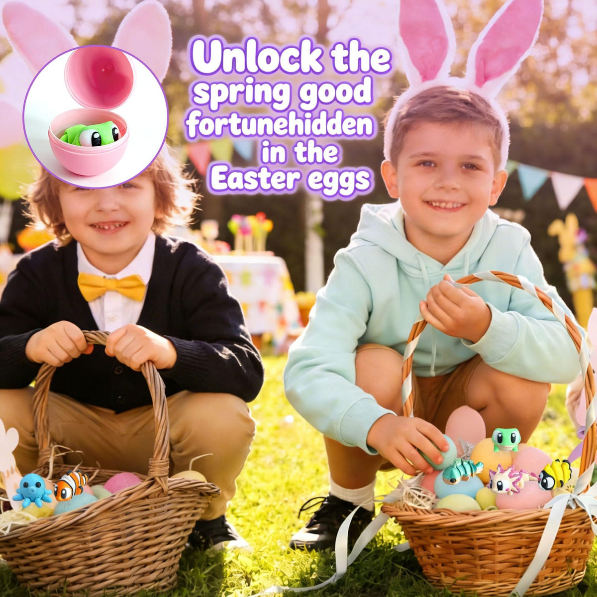 AGSWE Egg-filled sets suitable as claw-machine prizes and stocking stuffers