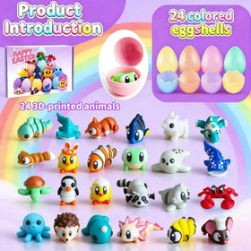 AGSWE Colorful reusable eggs for Easter hunts and festive décor
