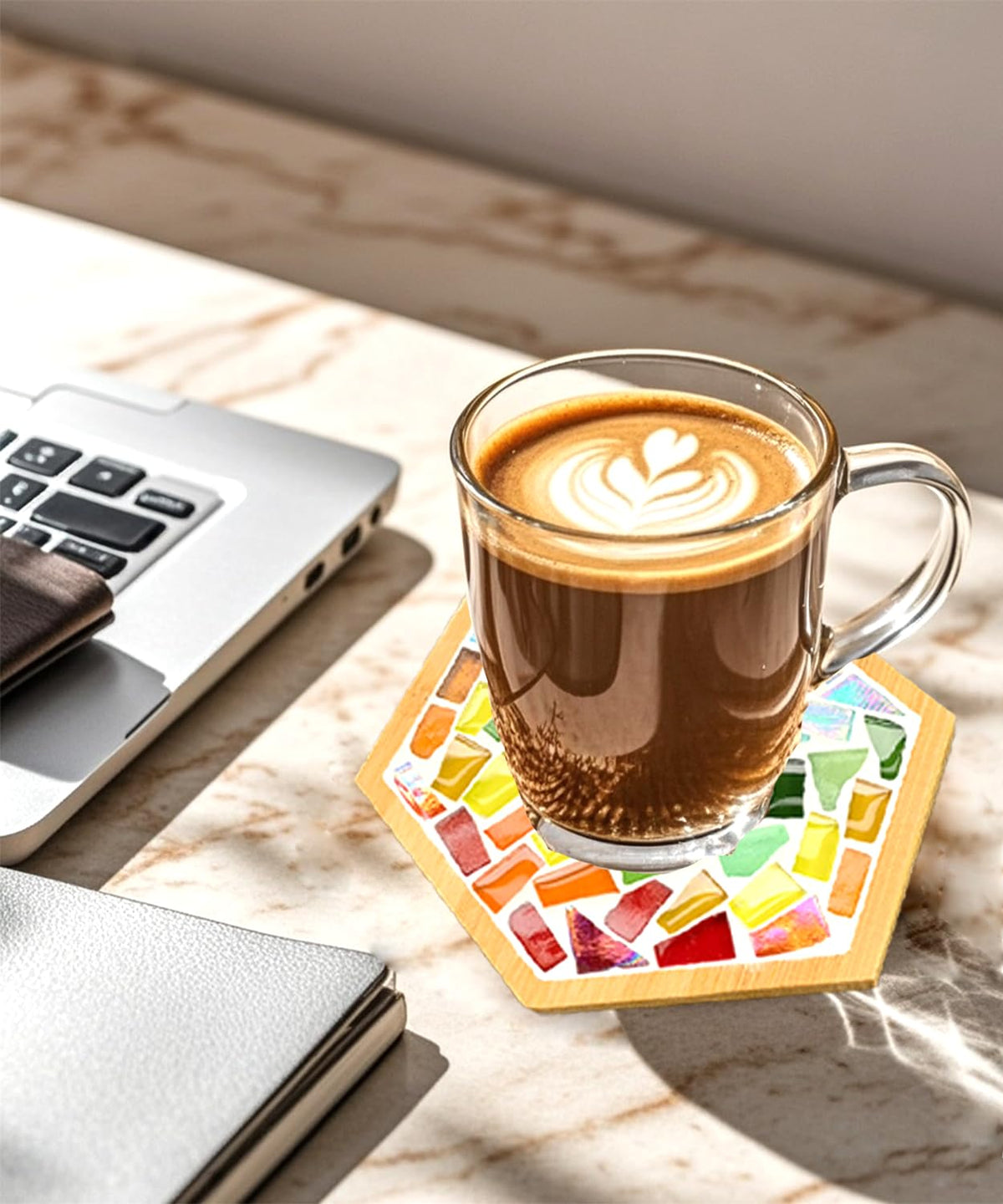 Gift-ready mosaic kit perfect for adults' creative gifts