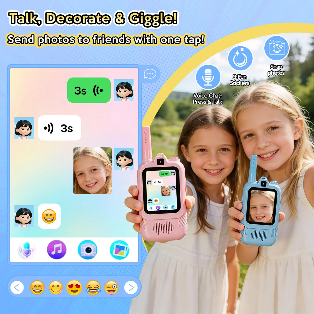 AH AEHIBO dual-camera front view with live video intercom and photo capture