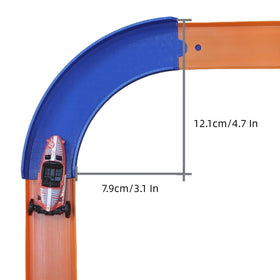 AHPOON track connectors in size L for Hot Wheels, stable connections.