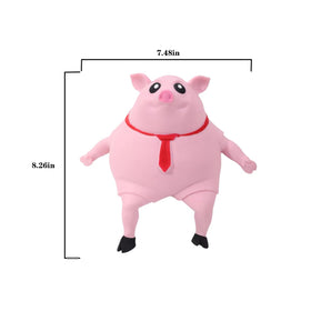AHYCS soft TPR pig squishy toy helps with safe, durable squeeze sessions.