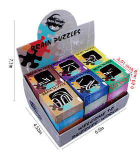 Ahyuan high-carbon steel puzzles with smooth edges stay durable.