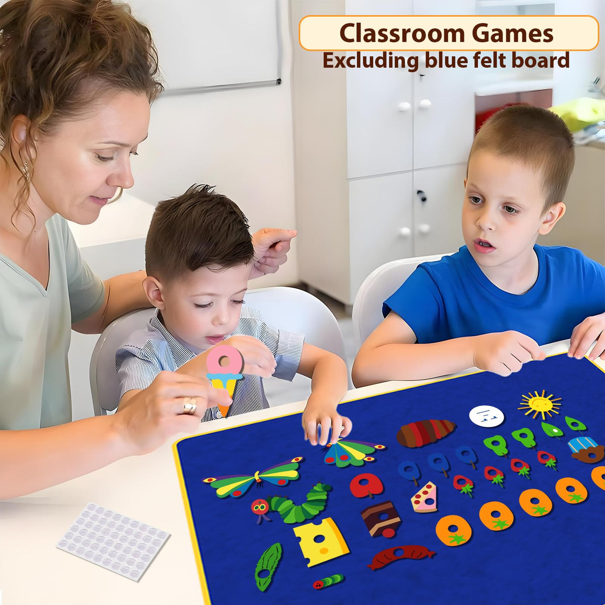 Ai fsem Very Hungry Caterpillar group learning set shown in classroom activity