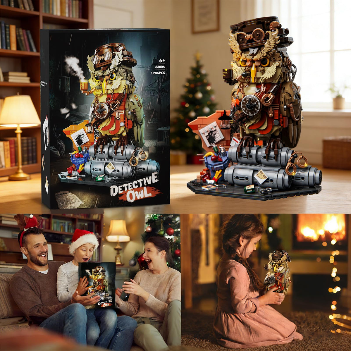 AibangBuildzy Detective Owl gift-pack idea suitable for birthdays and holidays.