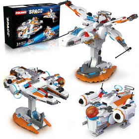 AibangBuildzy STEM 3-in-1 space vehicle set ready for creative play and learning.