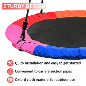 AIBETOMG adjustable hanging straps for easy height customization.