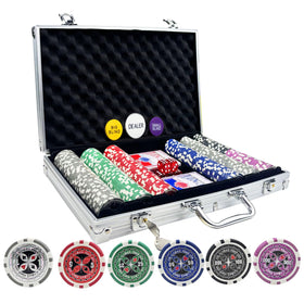 AIBETOMG poker chips in vibrant colors for easy denomination at a table.