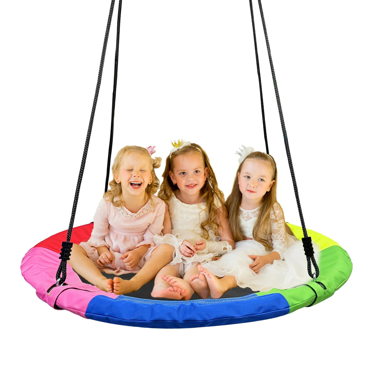 AIBETOMG tree swing 40inch ready for outdoor backyard play.