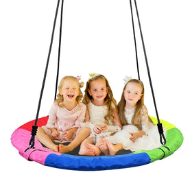 AIBETOMG tree swing 40inch ready for outdoor backyard play.