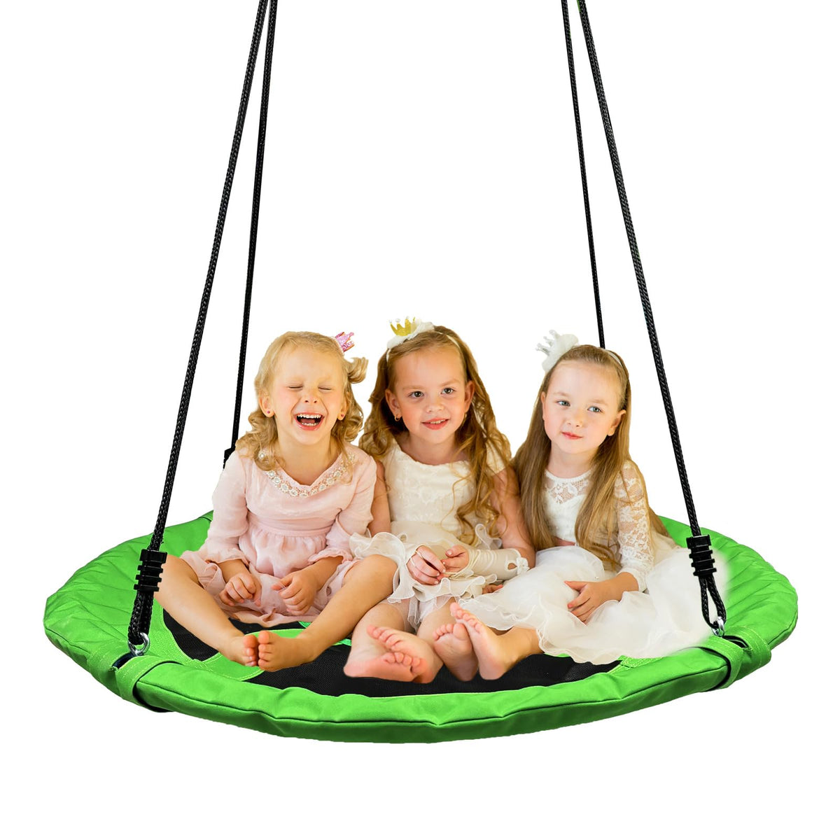 aibetomg tree-swing 40inch saucer, kid-friendly backyard fun with sturdy 900lb capacity.