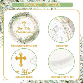AIBIIN greenery napkins with soft texture for elegant table settings.