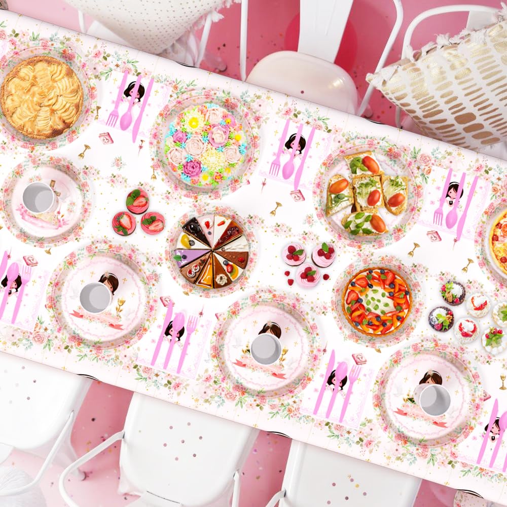 AIBIIN pink cutlery set for easy, mess-free meals.