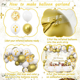 AIBIIN Balloon Arch Strip enables fast, neat party setup for photos.