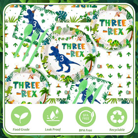 AIBIIN Three Rex napkins for easy handling and festive table decor.