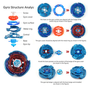 AIBREAY Gyros metal chassis highlights sturdy construction and steady spin.