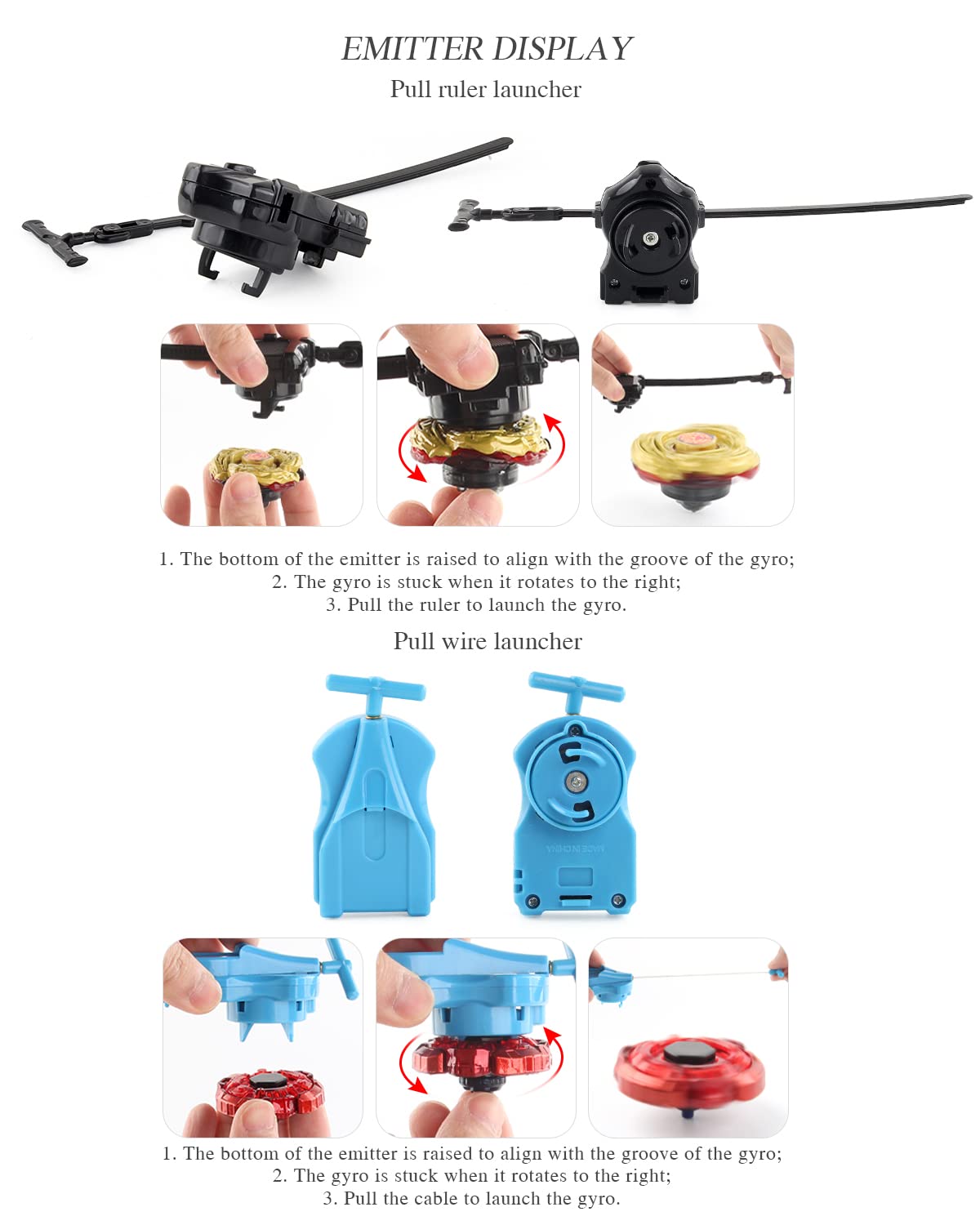 AIBREAY metal energy rings provide stable rotation during spins