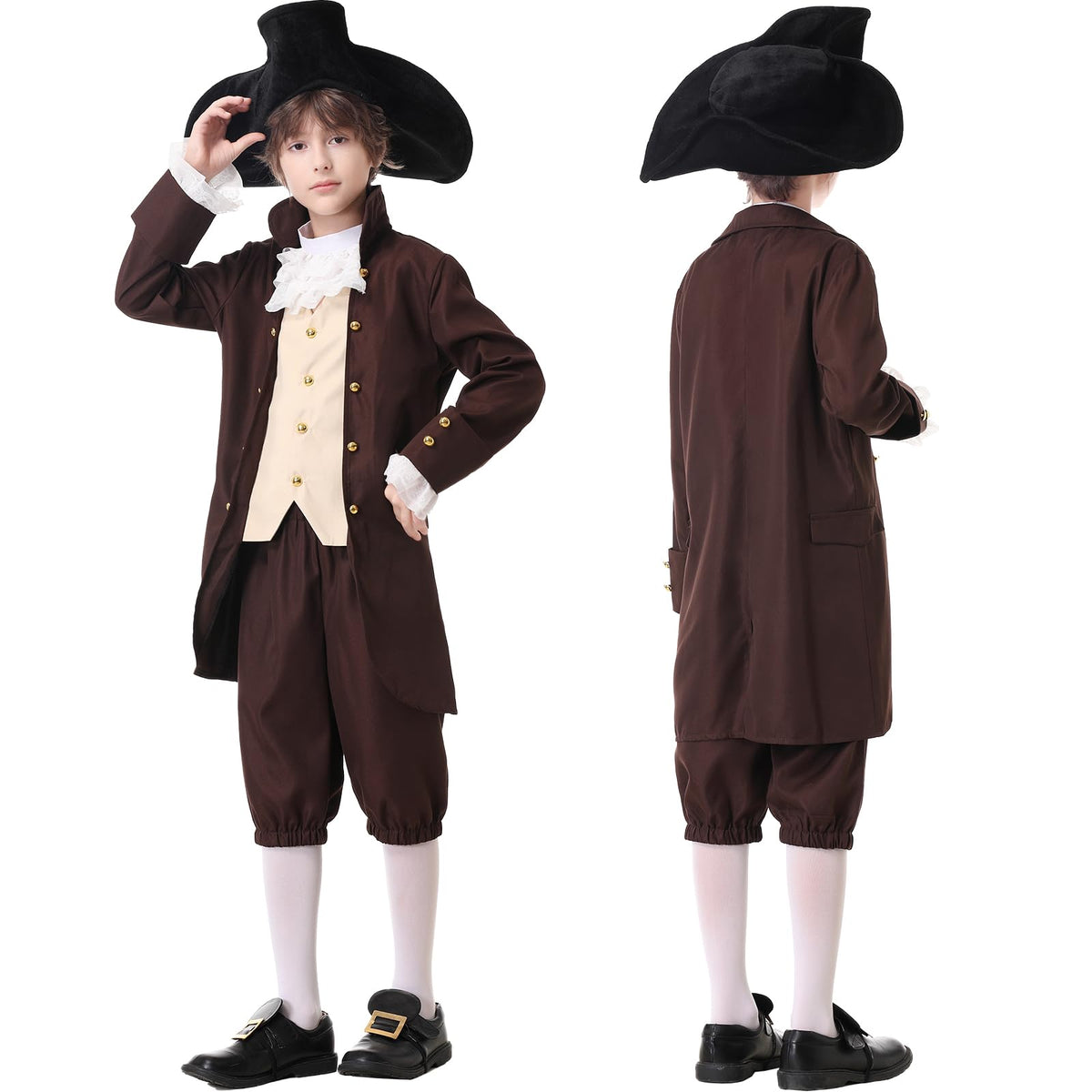 aicoaub Colonial shoe decorations add realistic detail to outfits