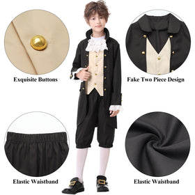 aicoaub kids colonial hat completes the period costume for school events